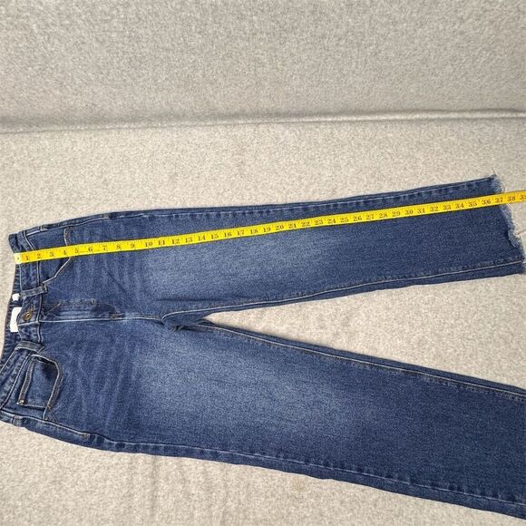 a loves a Women's Straight Leg Dark Wash Denim Jeans Size M - Picture 7 of 14